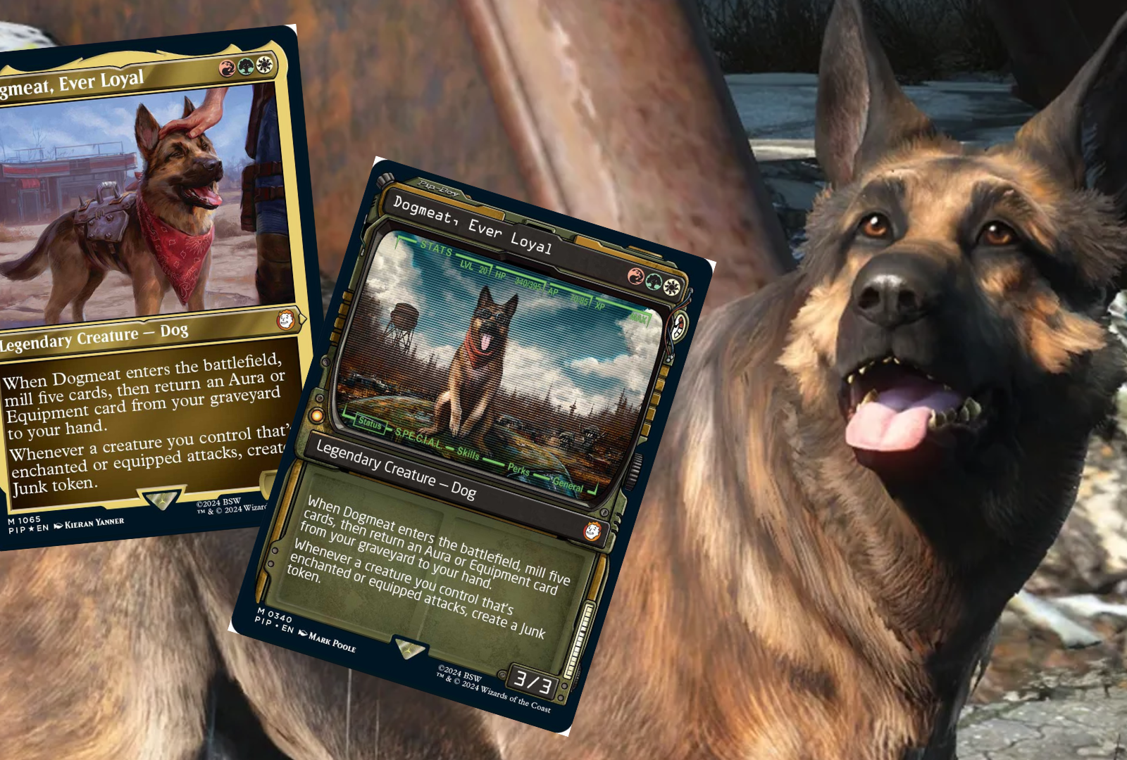 dogmeat mtg card Custom Cards When Dogmeat enters the battlefield Fallout - Dogmeat own (Aktuell)