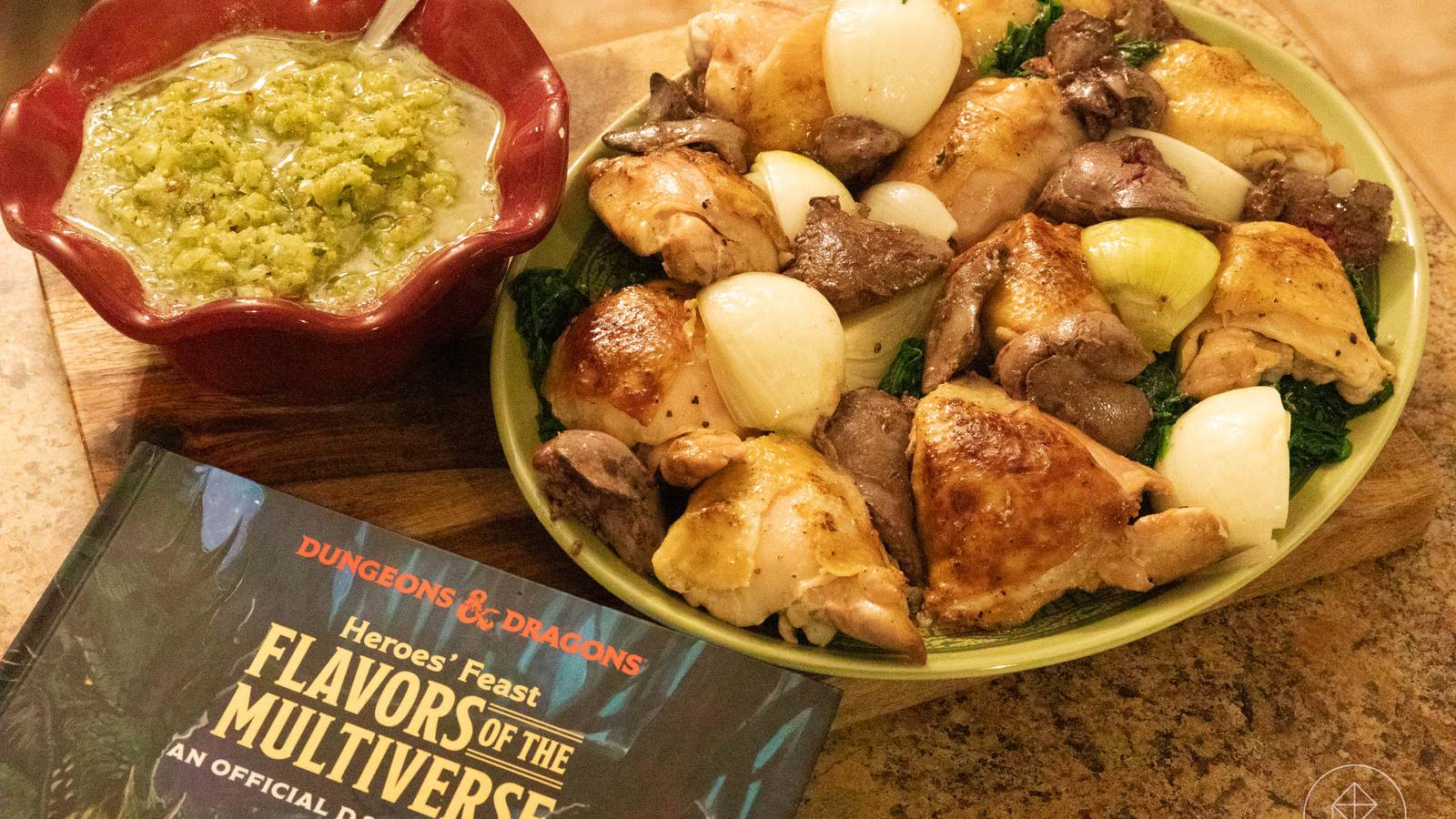 The sequel to D&D cookbook Heroes’ Feast has a secret, magical weapon