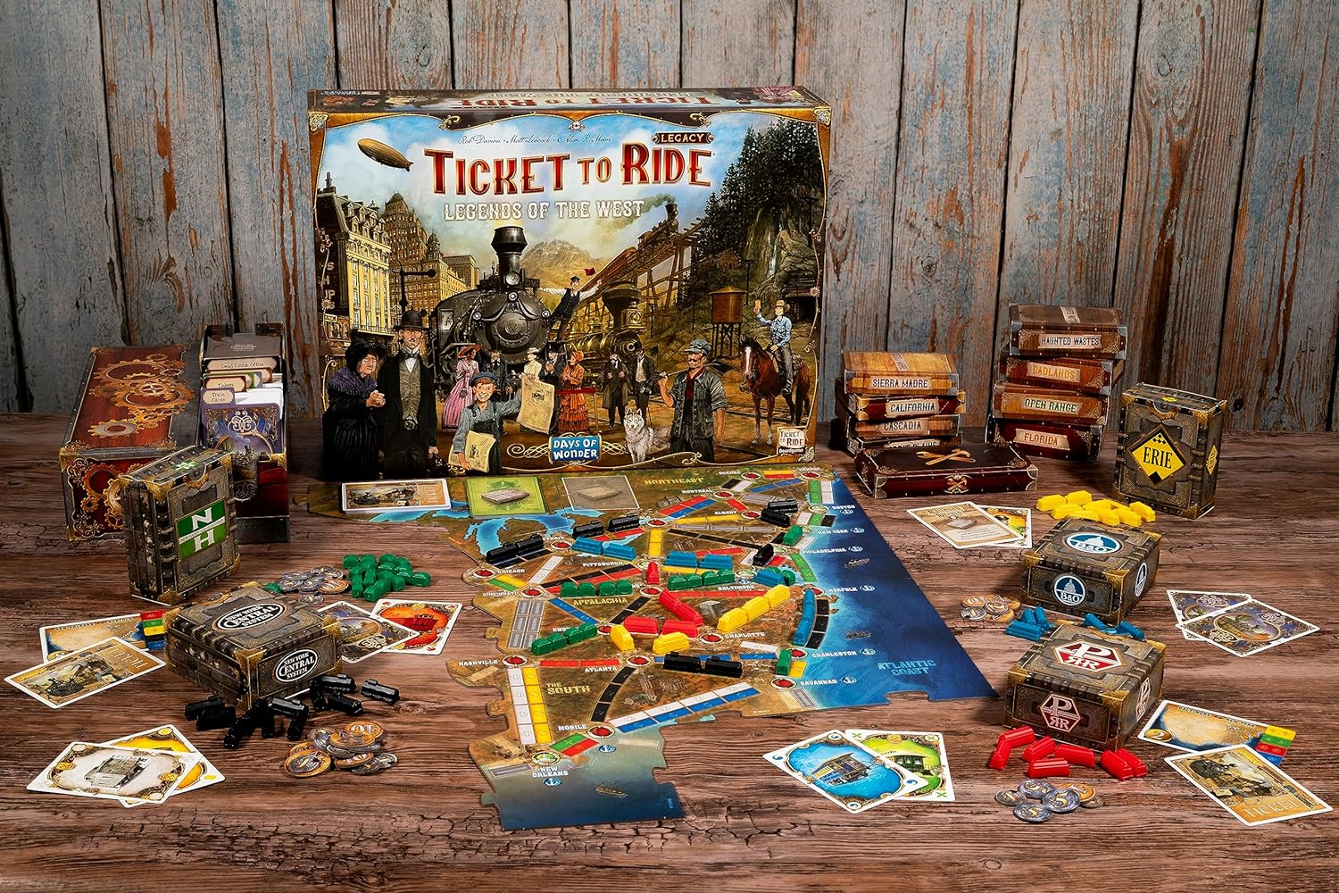 Ticket to Ride game contents