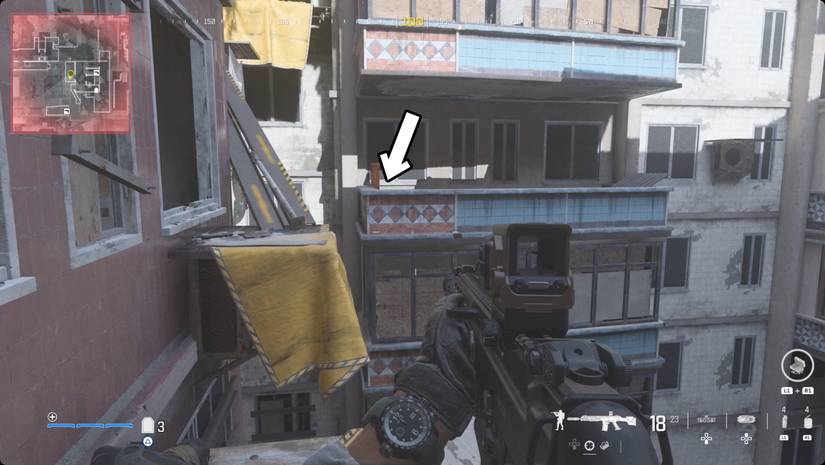 ‘Highrise’ item and weapon locations in MW3