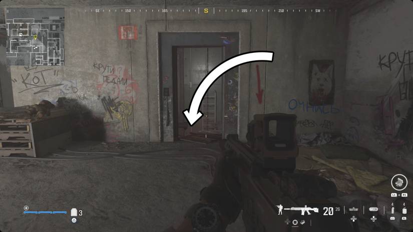 ‘Highrise’ item and weapon locations in MW3