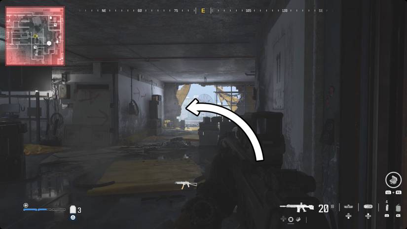 ‘Highrise’ item and weapon locations in MW3