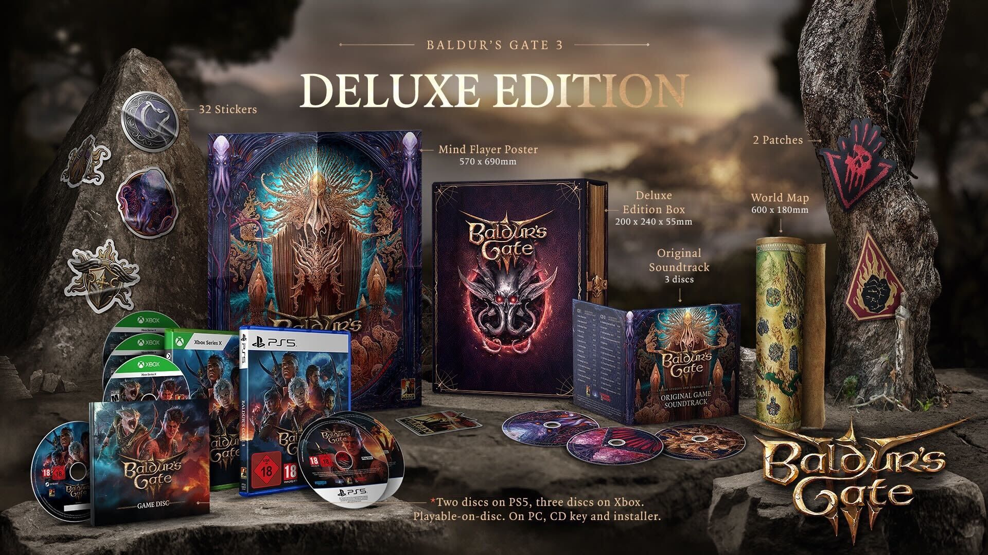 Gorgeous Baldur's Gate 3 deluxe physical edition announced for 2024
