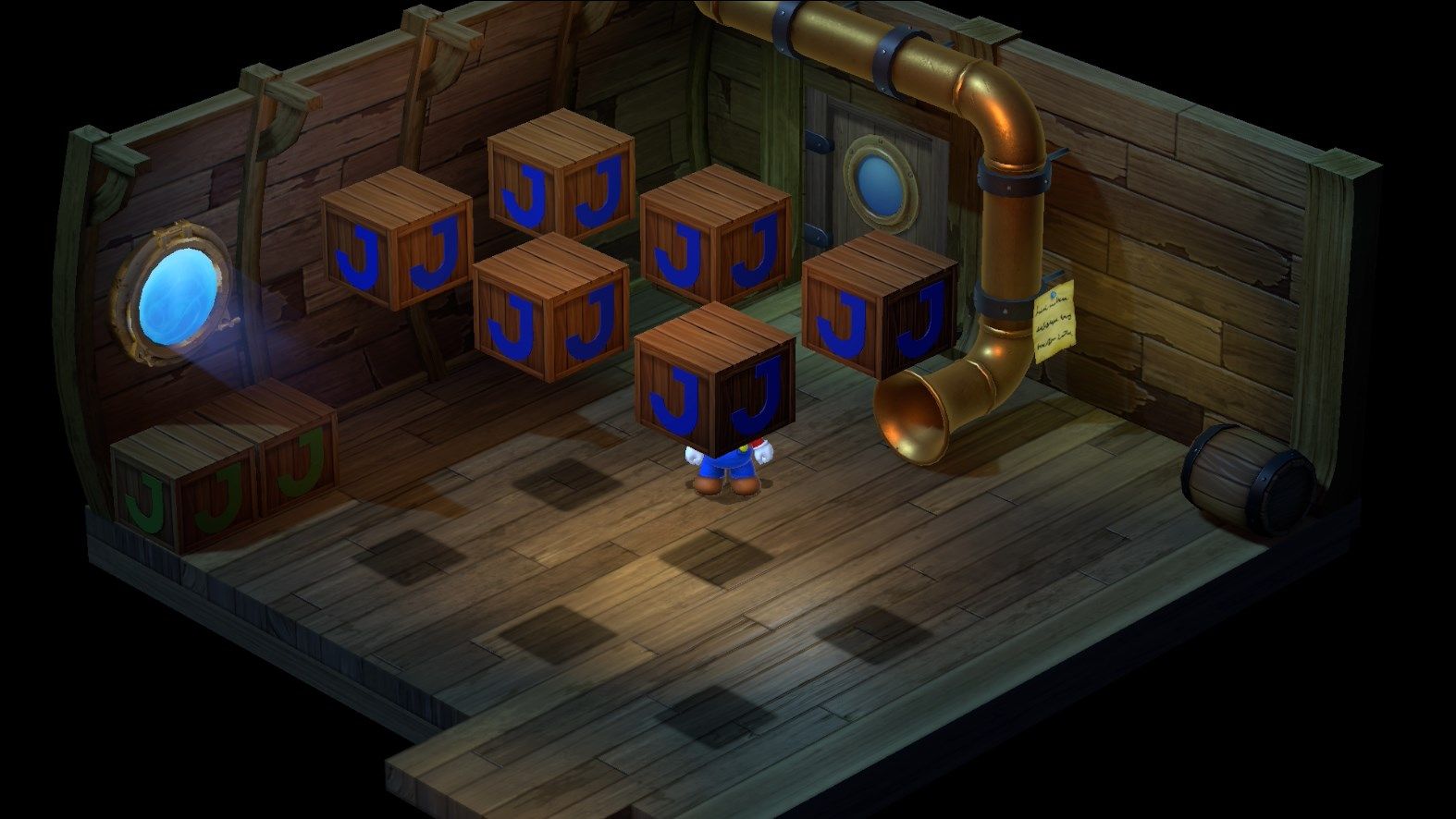 Super Mario RPG Sunken Ship password puzzle solution