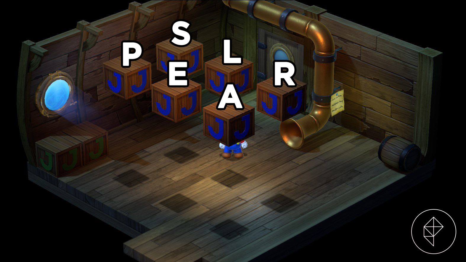 Super Mario RPG Sunken Ship password puzzle solution