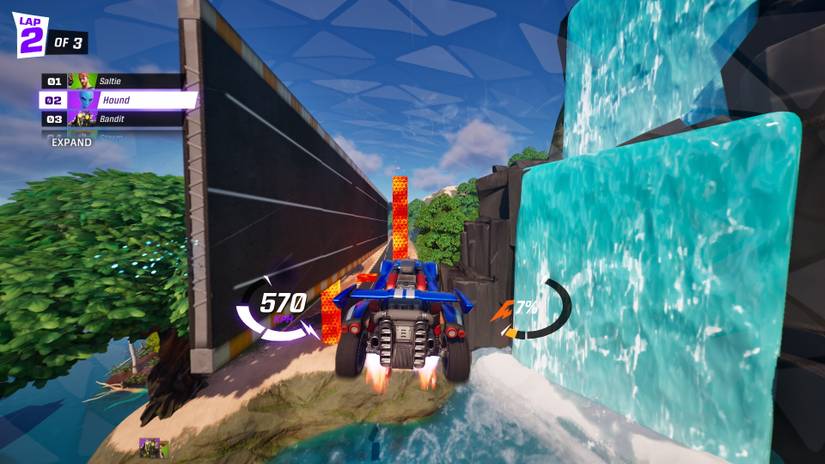 Fortnite’s Rocket Racing is out now and an excellent arcade racer