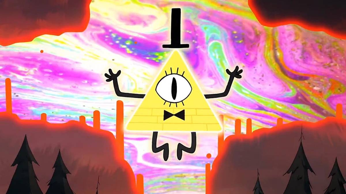 Bill Cipher Triangle Ruler Gravity Falls has a new Bill Cipher book for adults