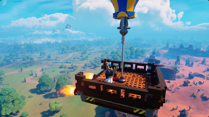 How to make a balloon in Lego Fortnite Odyssey