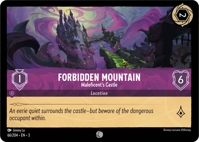Disney Lorcana's location cards are nothing like Magic's land cards Disney Lorcana's location cards are nothing like Magic's land cards