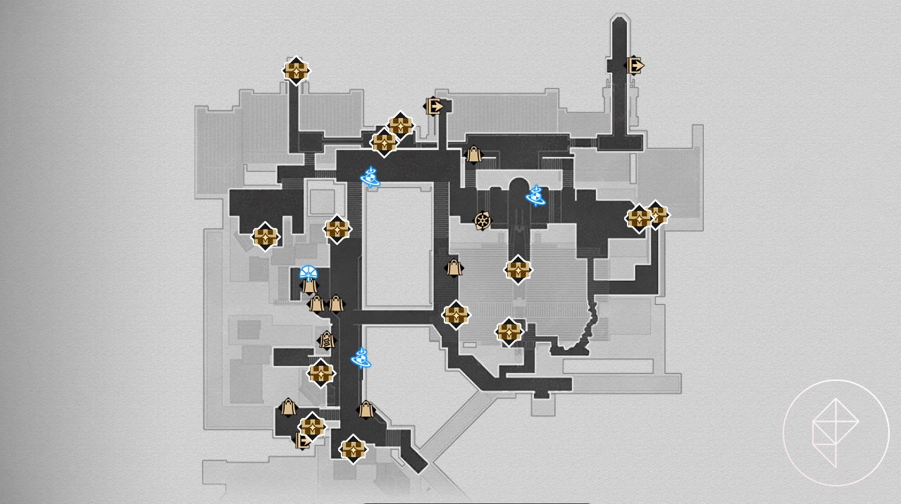 Honkai: Star Rail Xianzhou Luofu treasure chest locations and map