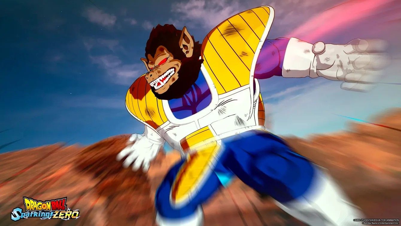Vegeta, presumably in Super Ape form, in Dragon Ball: Sparking! Zero