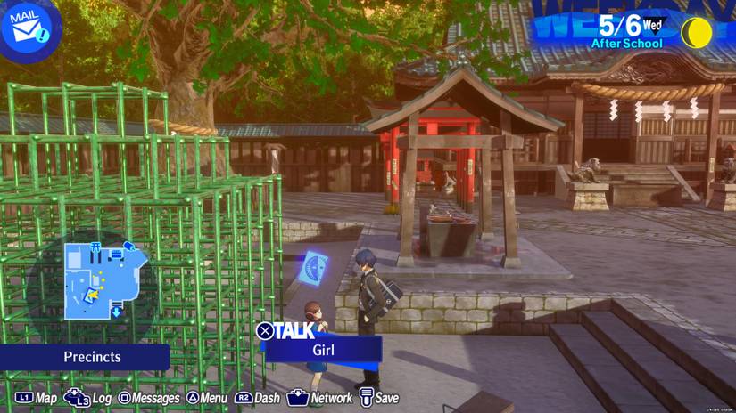 A student talks to Maiko about the Hanged arcana Social Link in Persona 3 Reload.