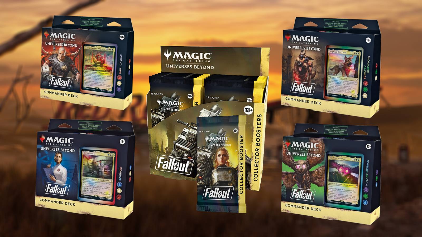 Fallout hits Magic: The Gathering with four decks you can order now Fallout hits Magic: The Gathering with four decks you can order now