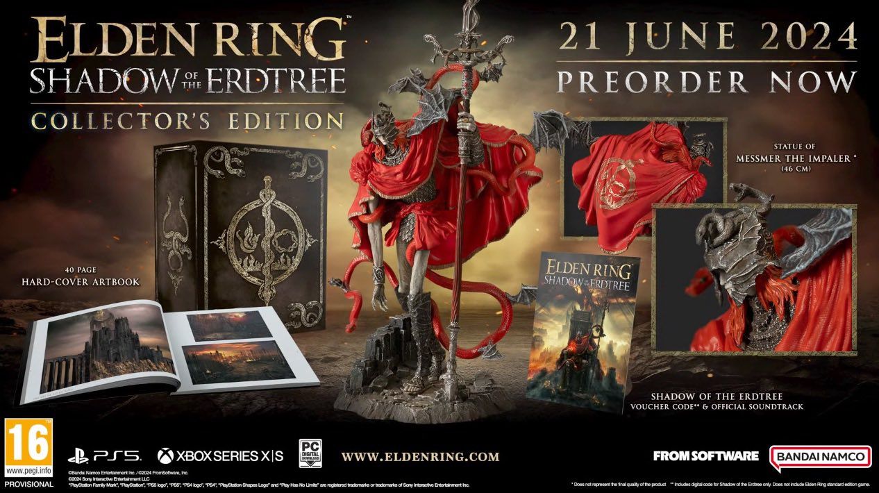 Elden Ring: Shadow of the Erdtree Collector's Edition preorder
