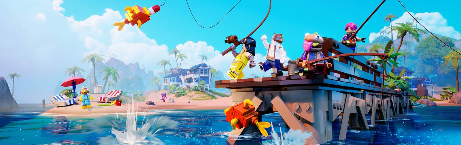 Lego Fortnite update adds a fishing minigame