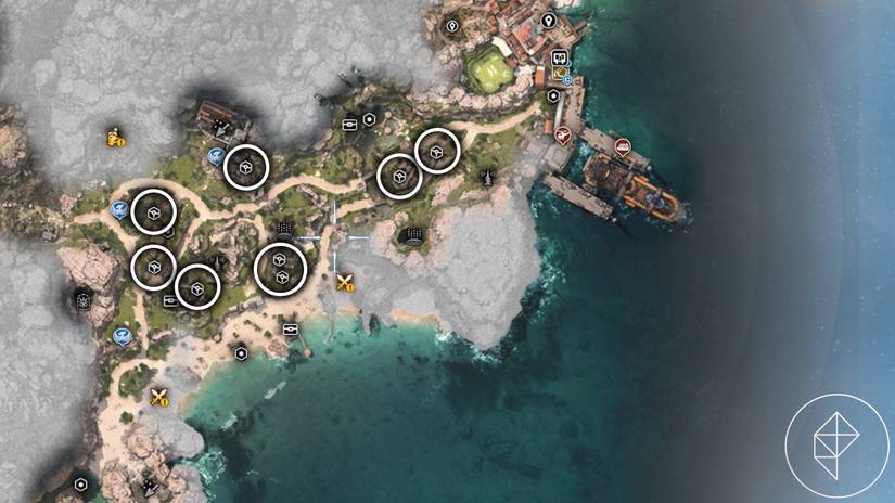Where to find all ziplines in Corel in FF7 Rebirth