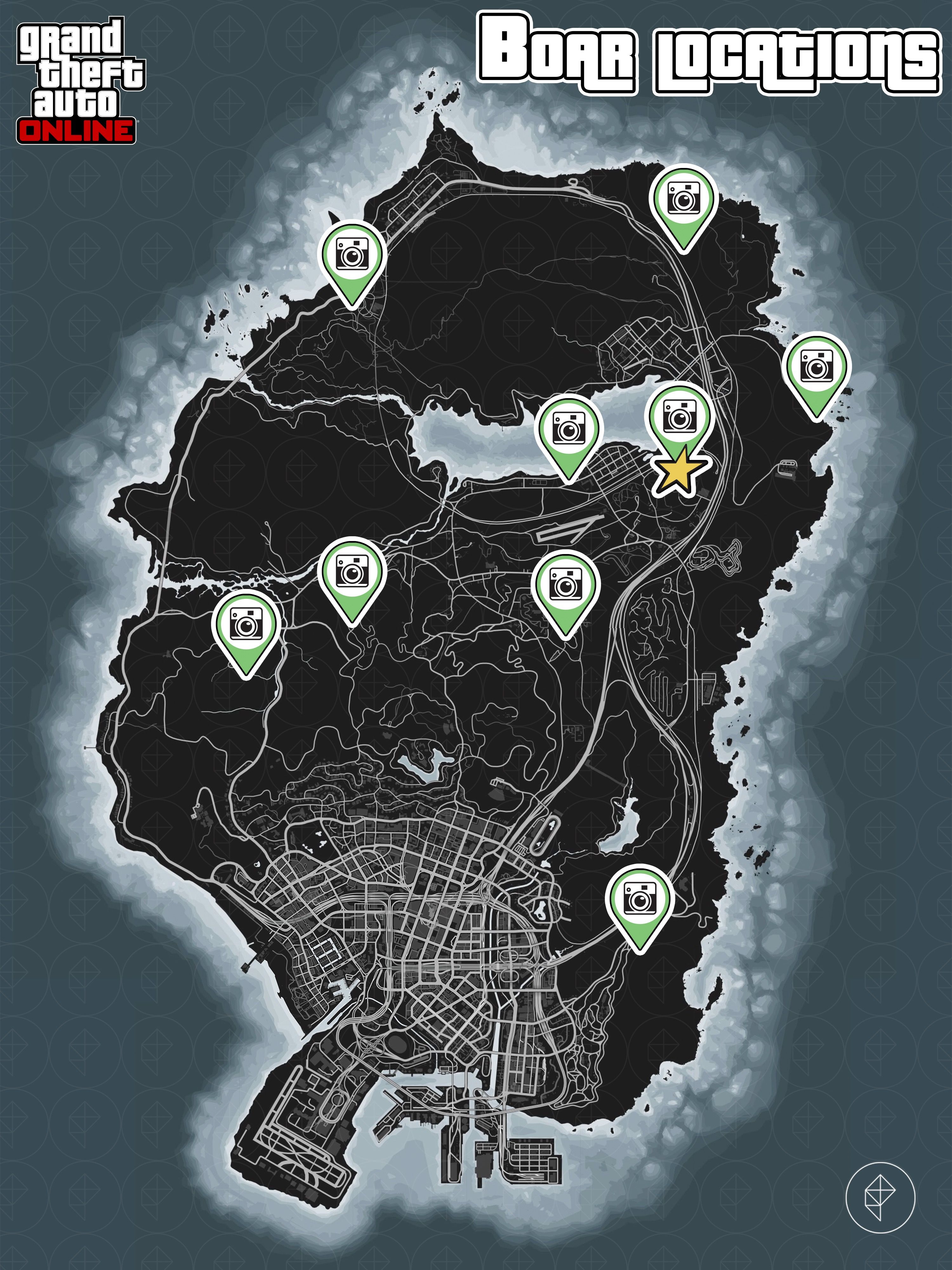 Animal Locations List In GTA Online GTA Online Boar Locations Copy 