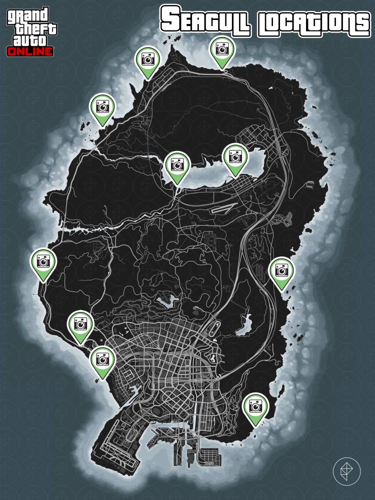 Animal locations list in GTA Online