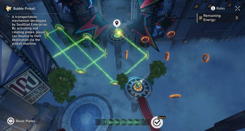  Star Rail set up to shoot off screen.