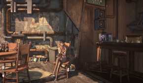 Zelda: Ocarina of Time Is Getting Some Serious Competition on Switch 2 Next Week 59 EVE, the protagonist of Stellar Blade, sits in a chair in one of the game’s resting places, which looks like an abandoned coffee shop