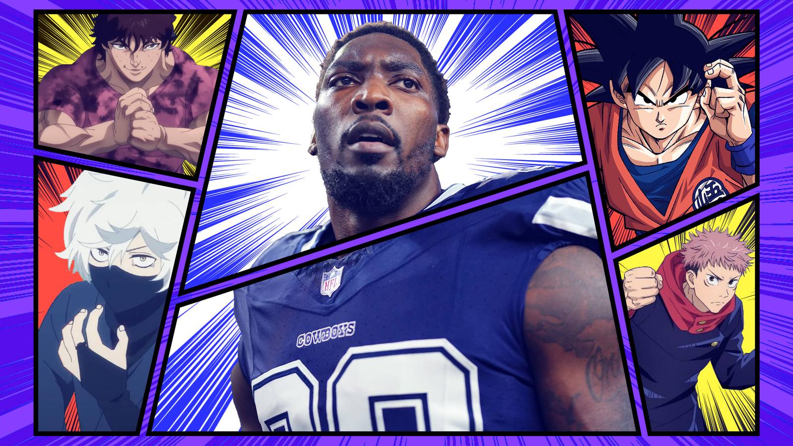 Dallas Cowboys’ DeMarcus Lawrence drafts his anime NFL dream team