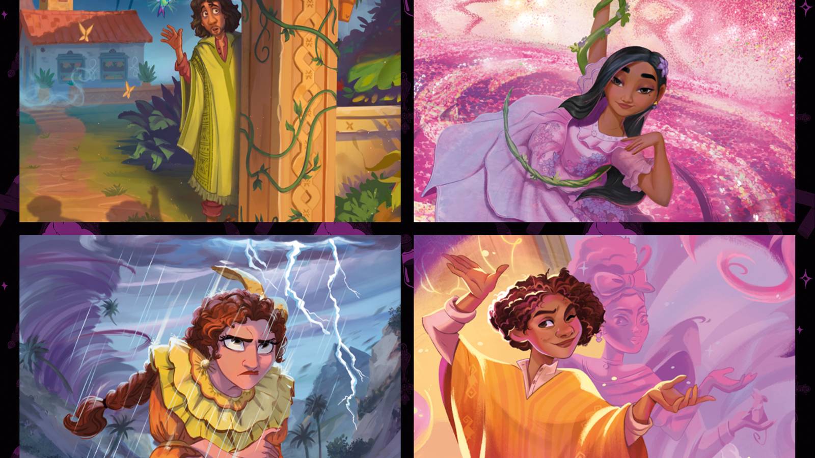 5 new cards from Disney Lorcana show Encanto's Madrigals and their home
