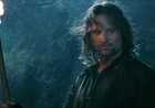 Aragorn navigates the shadows of the forest