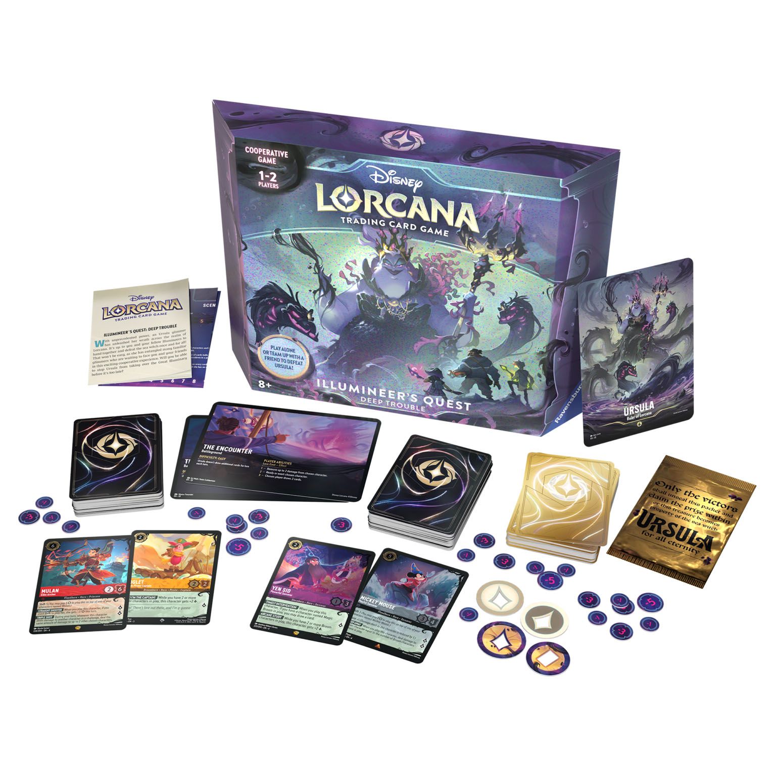 ロルカナ　Disney Lorcana: Illumineer's Quest Illumineer's Quest: Deep Trouble adds solo and co-op to Disney Lorcana