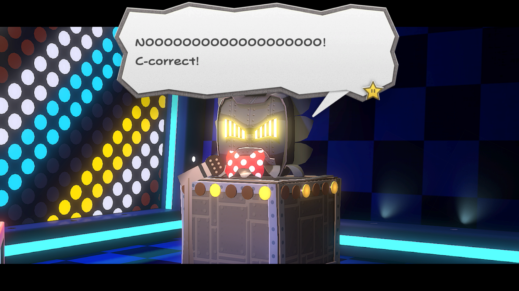 Fight Thwomp All Thwomp quiz answers in Paper Mario: Thousand Year Door