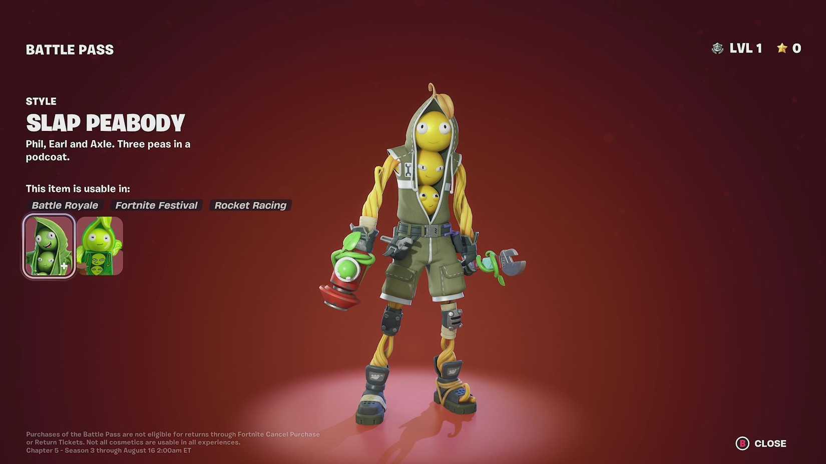All Fortnite Chapter 5 Season 3 battle pass skins list, image size:1650x928