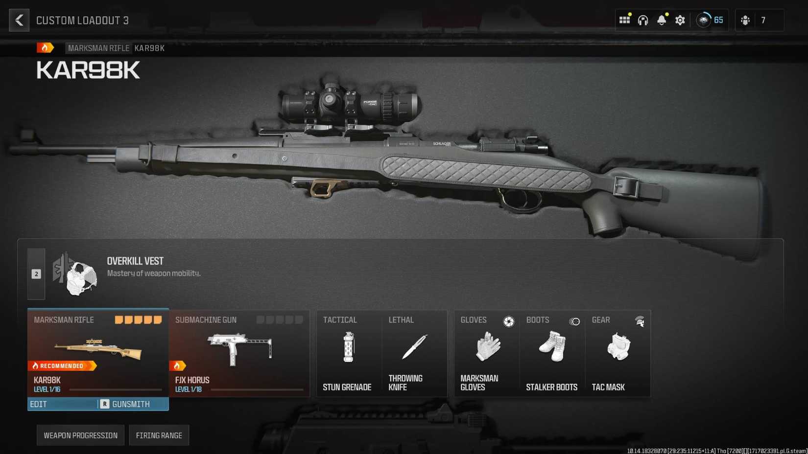 Kar Loadout Kar98k Quotes