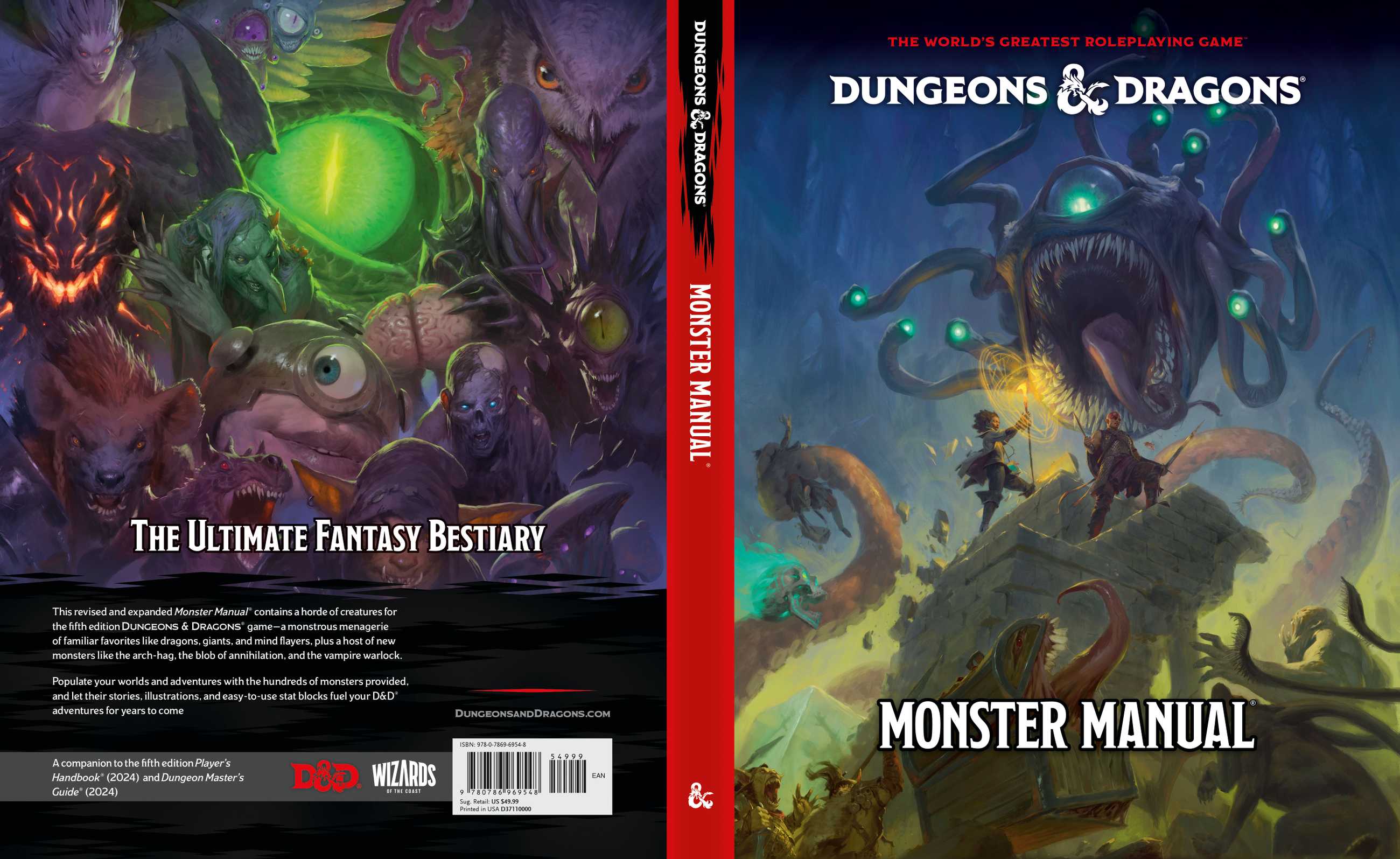 All the new Dungeons & Dragons core rulebook cover art, revealed