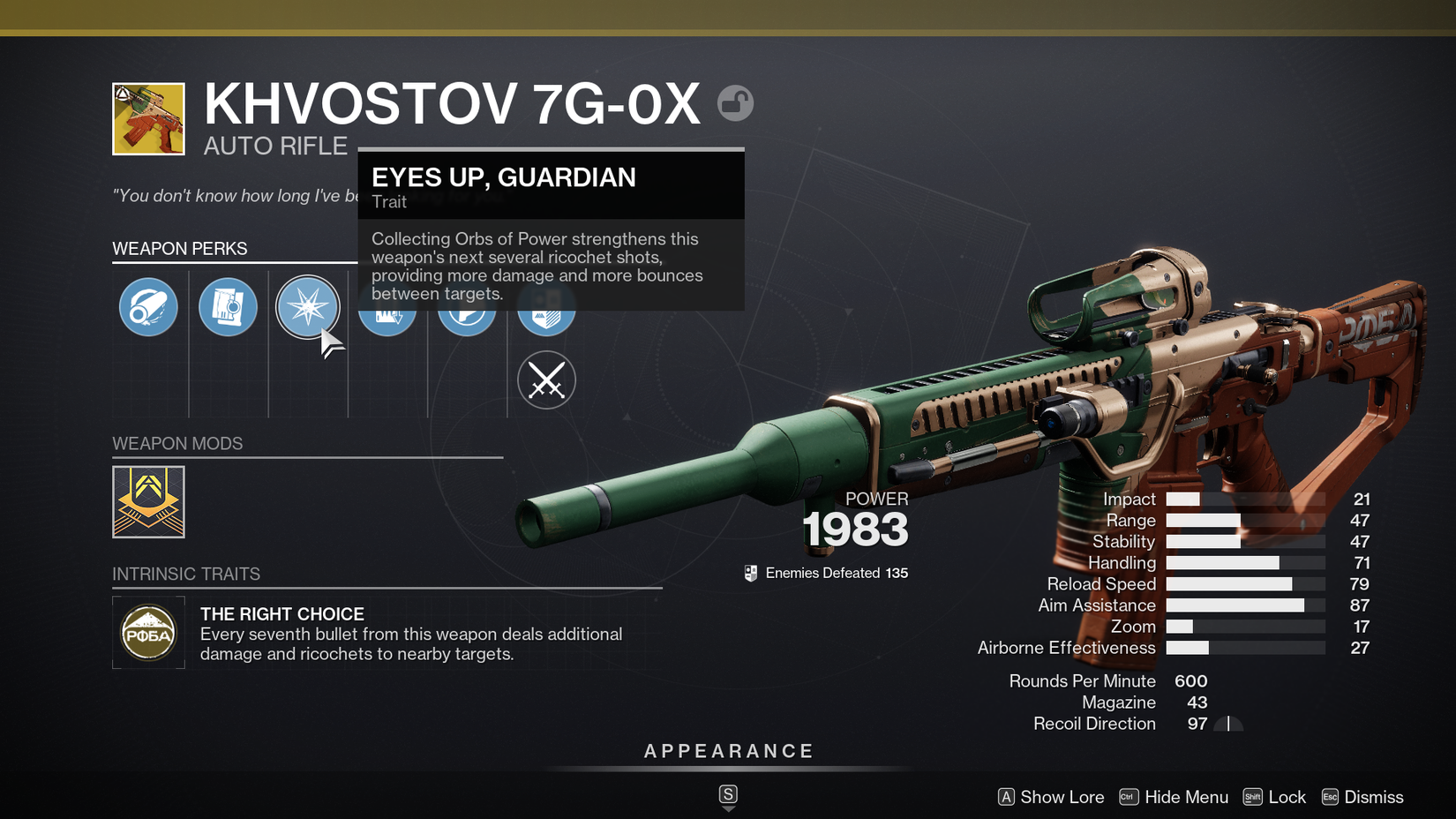 How to get the Exotic Khvostov in Destiny 2
