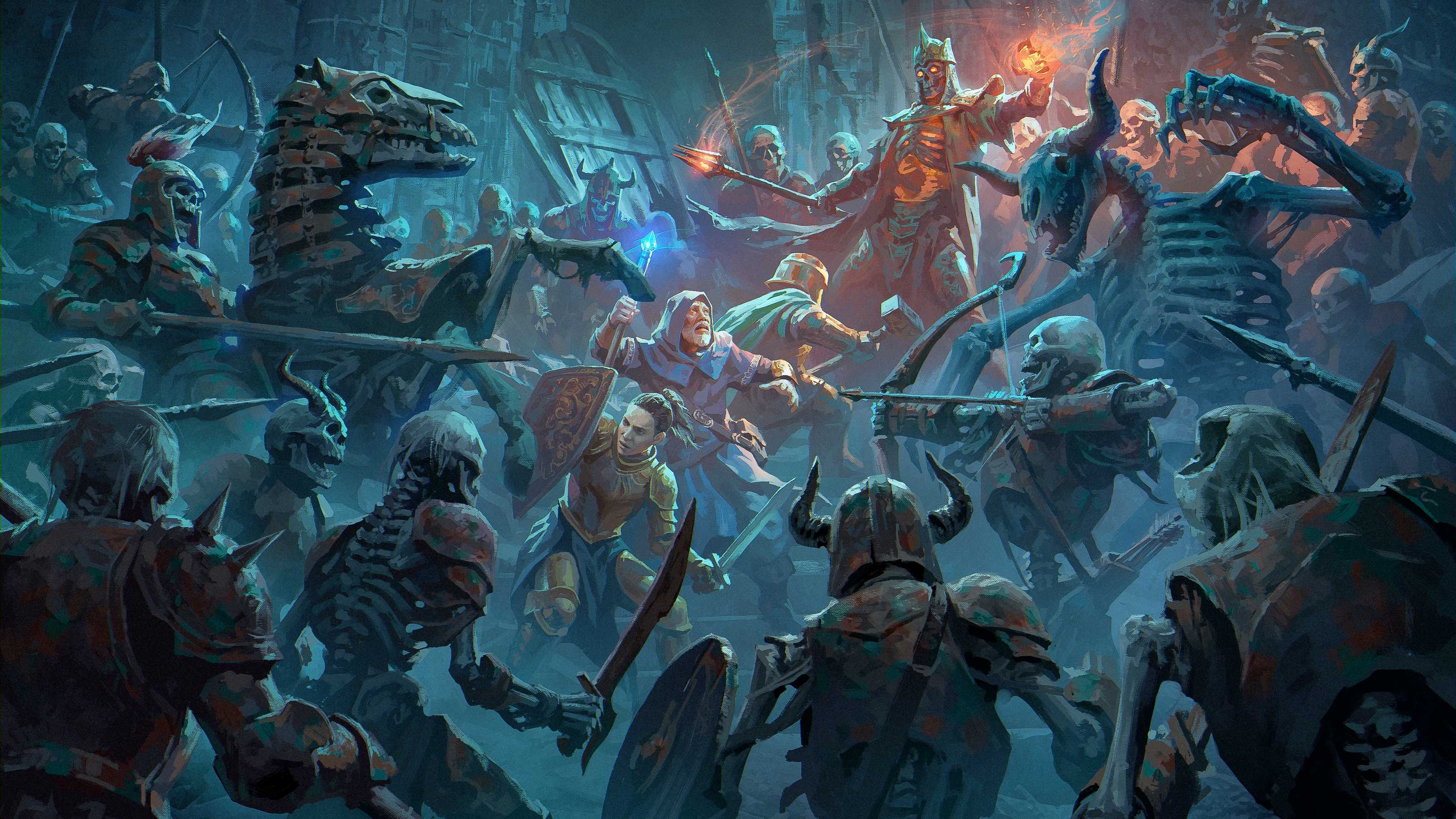 یک عکس از شخصیت های بازی دانجن اند دراگونز