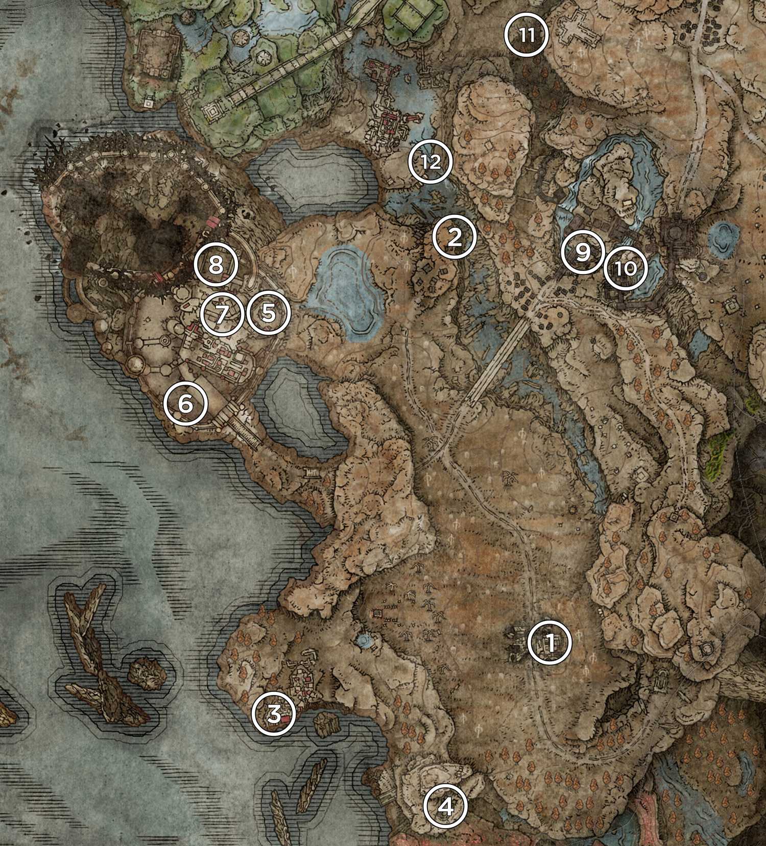 Talisman Map All DLC talisman locations in Elden Ring Shadow of the Erdtree