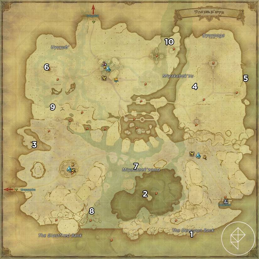 Ffxiv World Map Full All FFXIV Aether Current Locations By Expansion