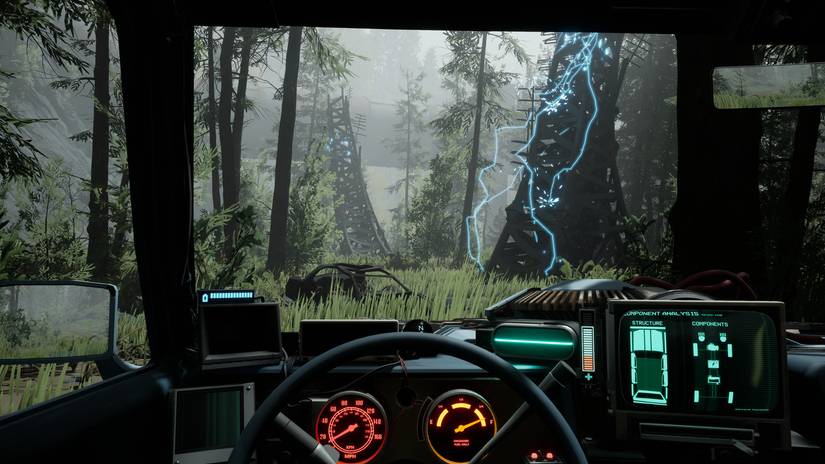 A screenshot from Pacific Drive