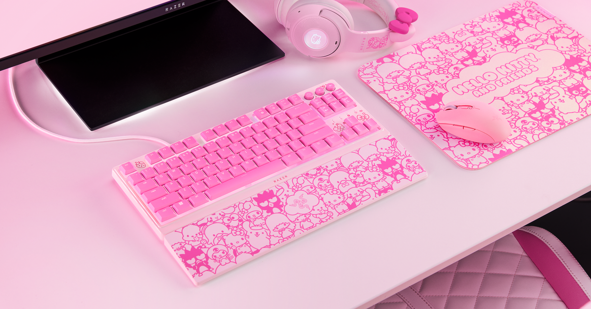 Razer partners with Sanrio for a new Hello Kitty line of gaming