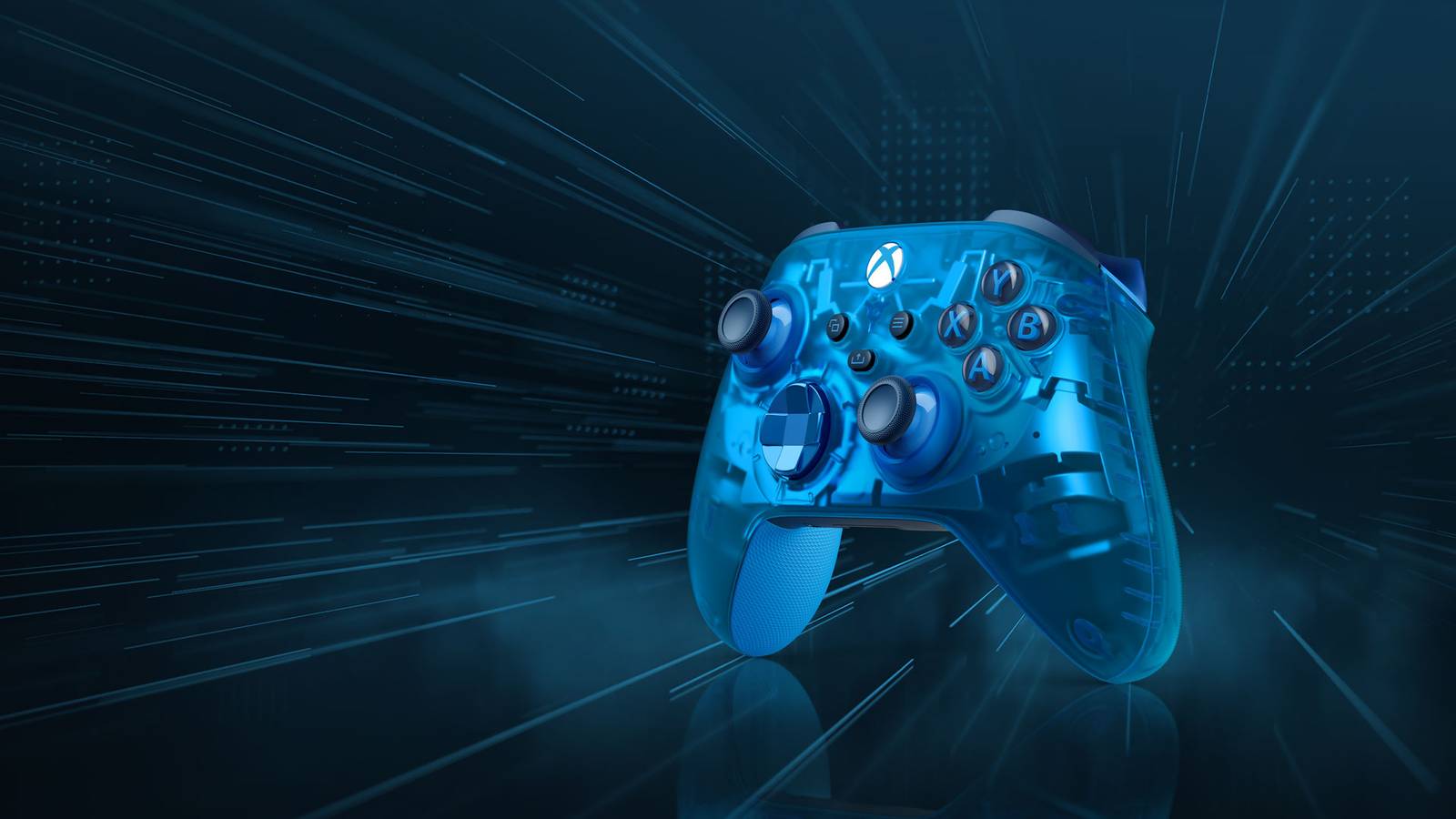 This gorgeous translucent blue Xbox controller is now up for pre-order