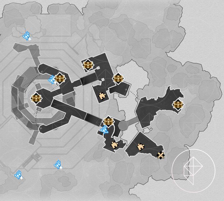 Honkai: Star Rail Xianzhou Luofu treasure chest locations and map