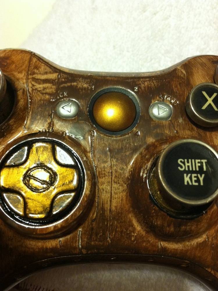 Xbox 360 steampunk controller hits eBay, custom-built with typewriter ...