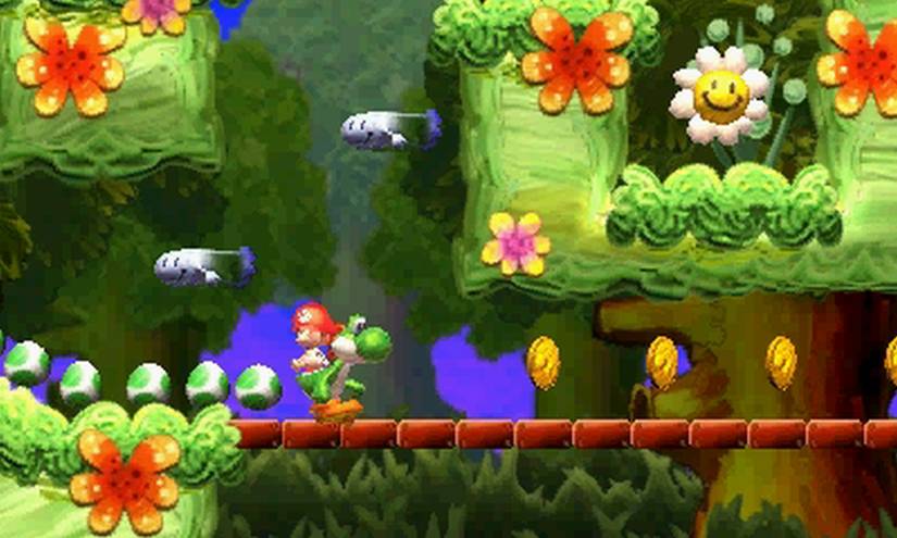 Yoshi's New Island has some things old, some things new, some gigantic bats