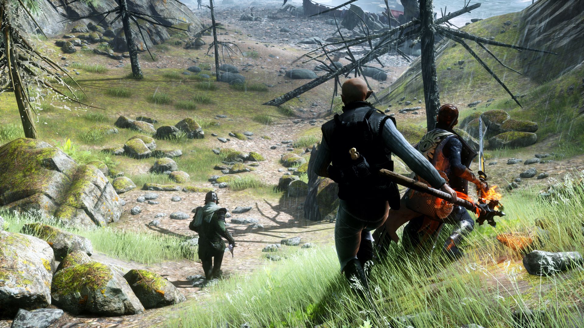 Character selection and environment art from Dragon Age: Inquisition