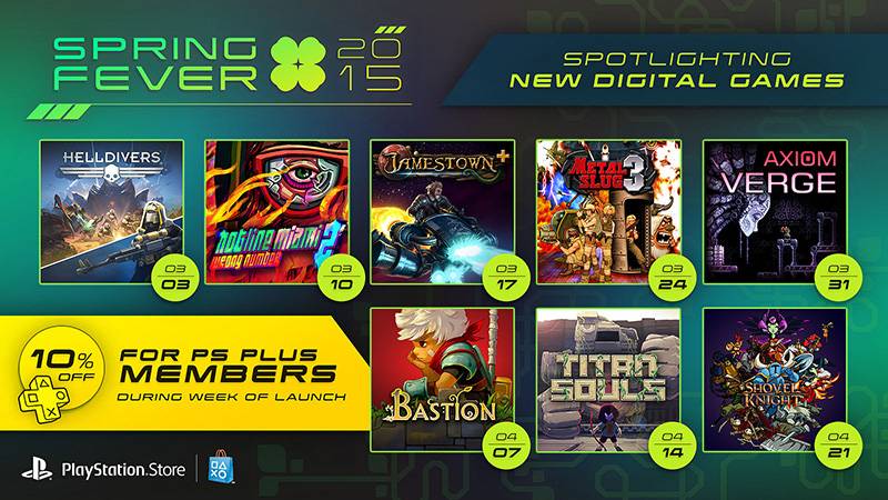 Sony's Spring Fever sale offers launch-week discounts for eight PS4 games