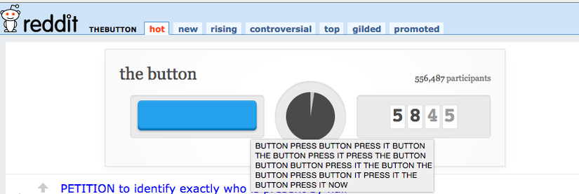 Don't push The Button, the game that isn't a game