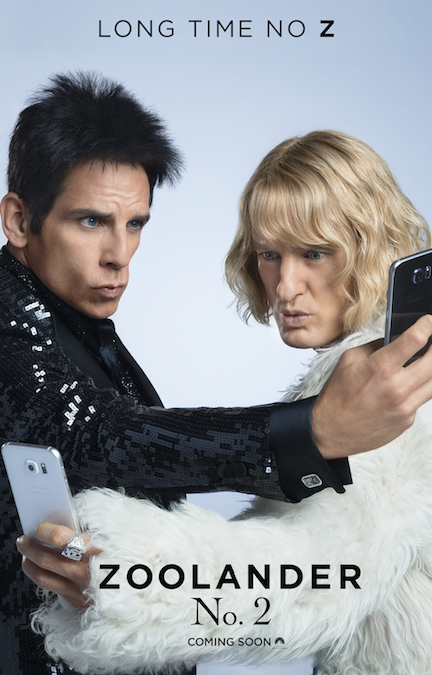 Ben Stiller and Owen Wilson strike a pose in new Zoolander 2 posters