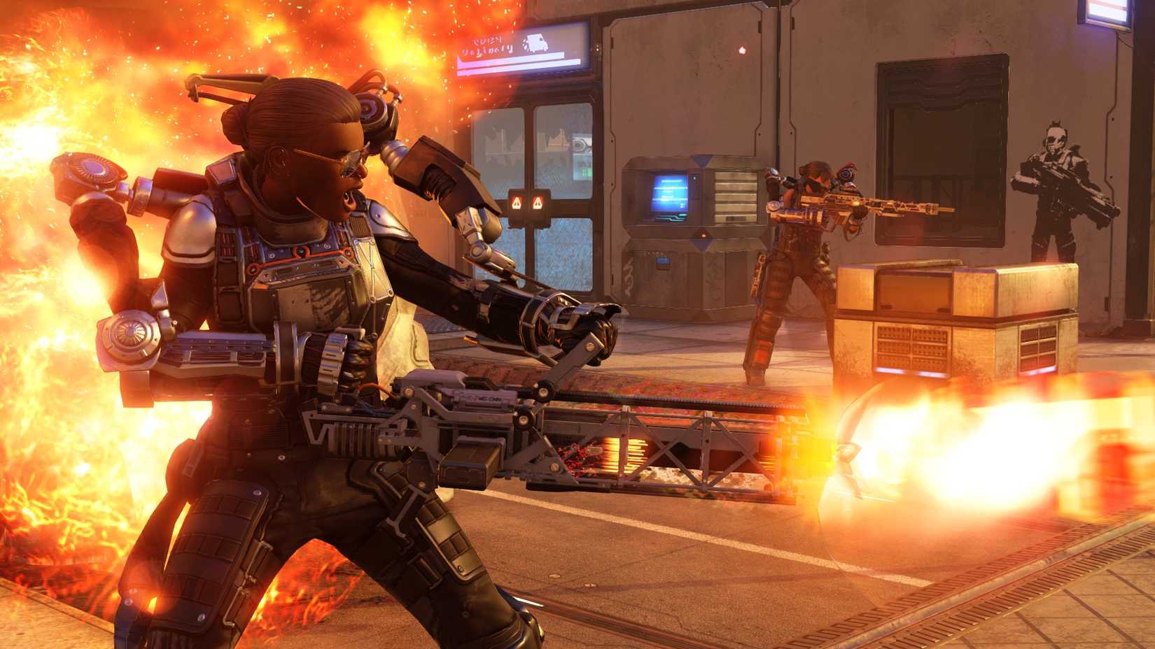 XCOM 2 - flamethrower