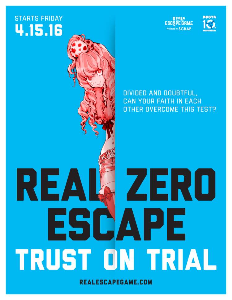 Zero Escape becomes a reality this spring with interactive escape room
