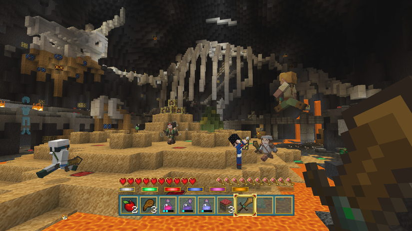All Minecraft Console Editions get free Battle minigame next month