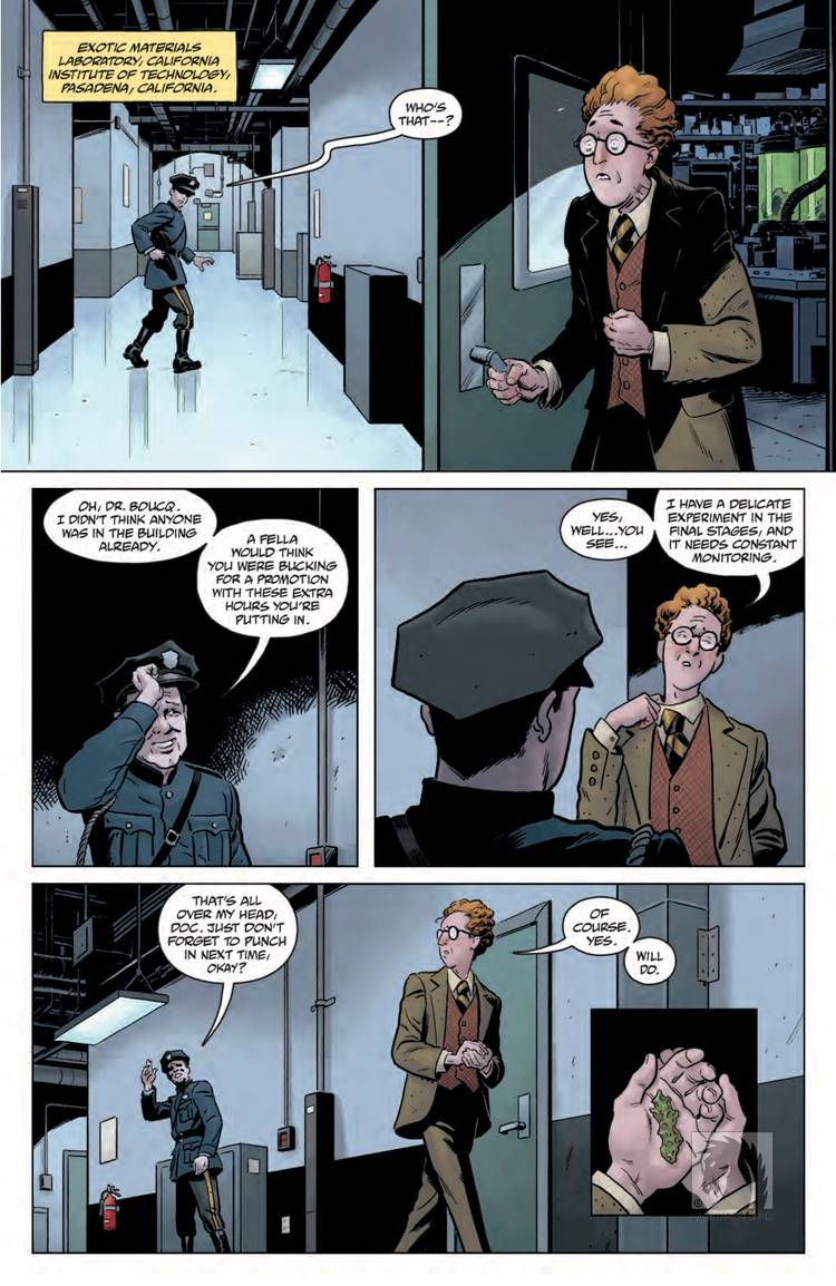 Read the whole first issue of Hellboy and the B.P.R.D: 1953 right here